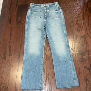 KHAITE Women’s Light Wash High Waist Isabella Jeans Size 29